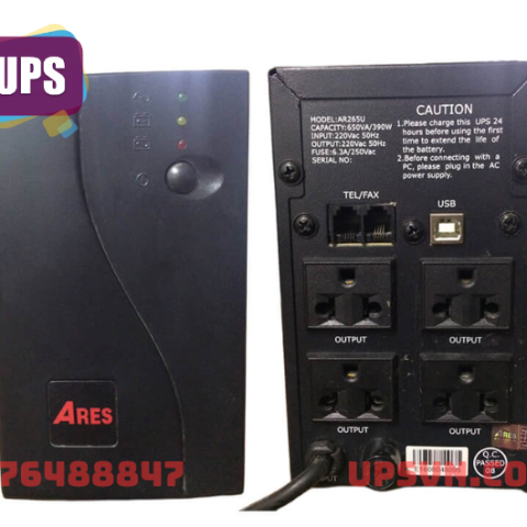 Bộ Lưu Điện UPS AR265U 650VA 390W