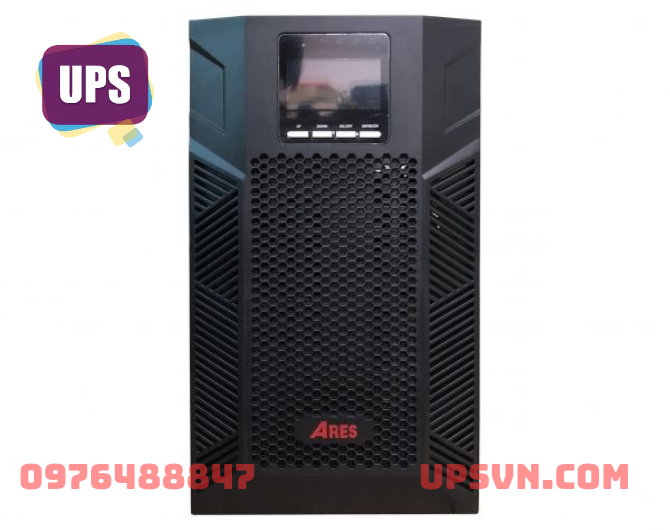 Bộ Lưu Điện UPS ARES AR-MP2KH 2KVA/2KW ONLINE BÌNH NGOÀI - Ảnh 2