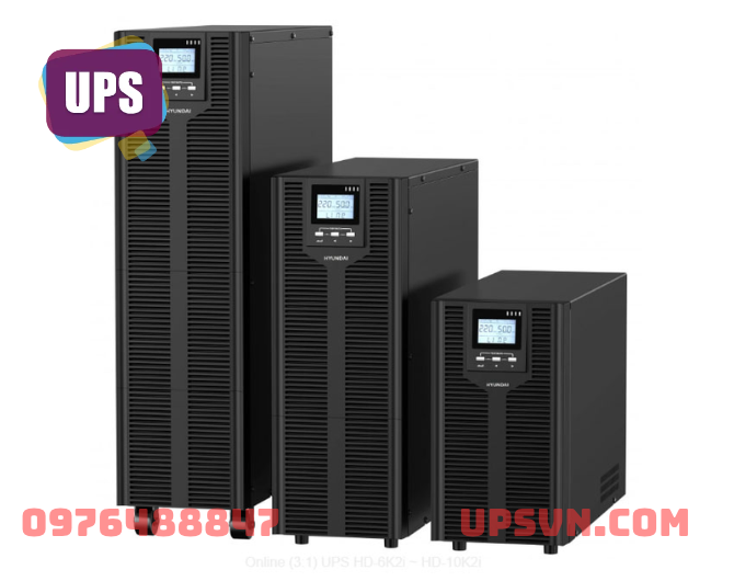 Bộ Lưu Điện UPS Online HYUNDAI HD-10K2i (10KVA/10KW)