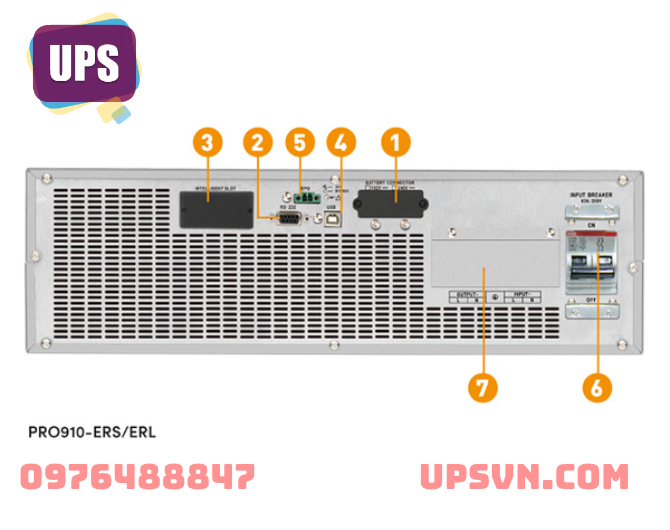 Bộ Lưu Điện PROLINK PRO910-ERS (Online/ 10000VA/9000W) - Ảnh 2